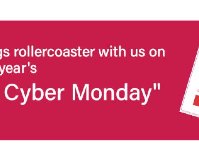 Savings on Black Friday and Cyber Monday